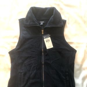Chaps soft quilt fleece vest size S women’s NWT